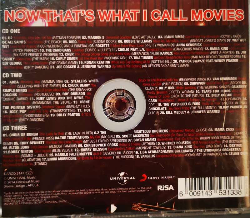 NOW That's what I Call MOVIES (3-CD)