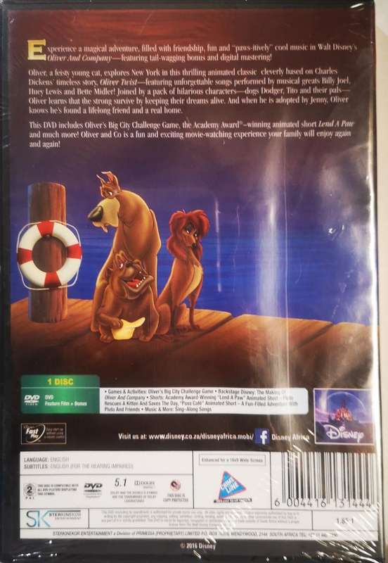 Oliver and Company (DVD) [New]