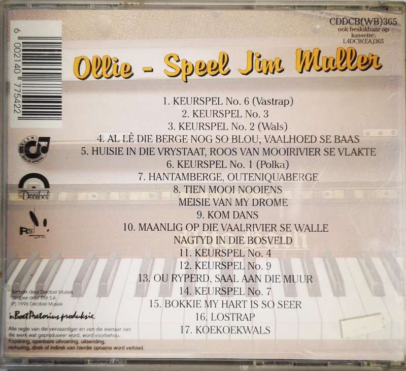 Ollie Viljoen Speel Jim Muller (CD)
