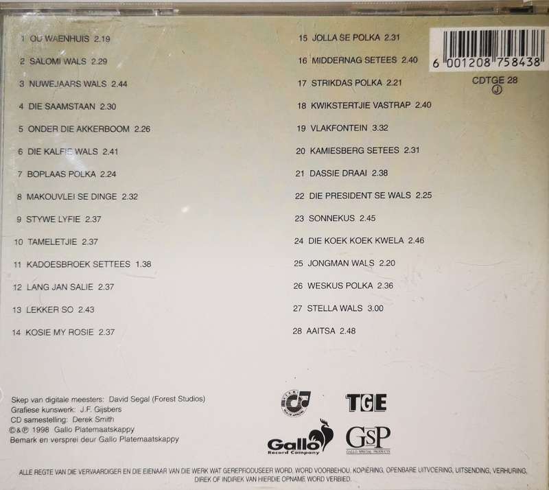 Oom Japie Laubshcer - So het hulle gespeel (CD)