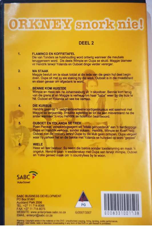 Orkney Snork Nie! Deel 2 (DVD)