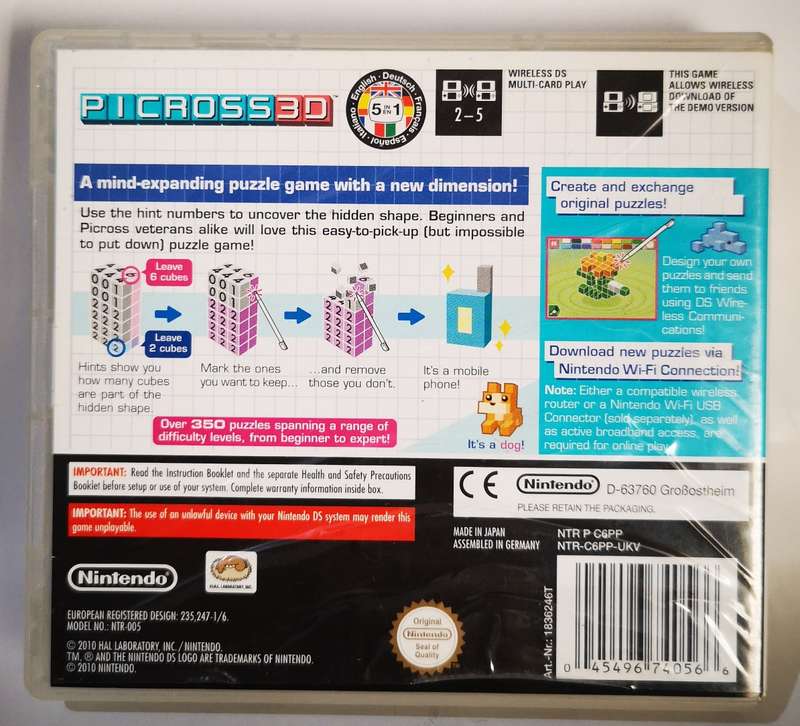 Picross 3D (Nintendo DS)