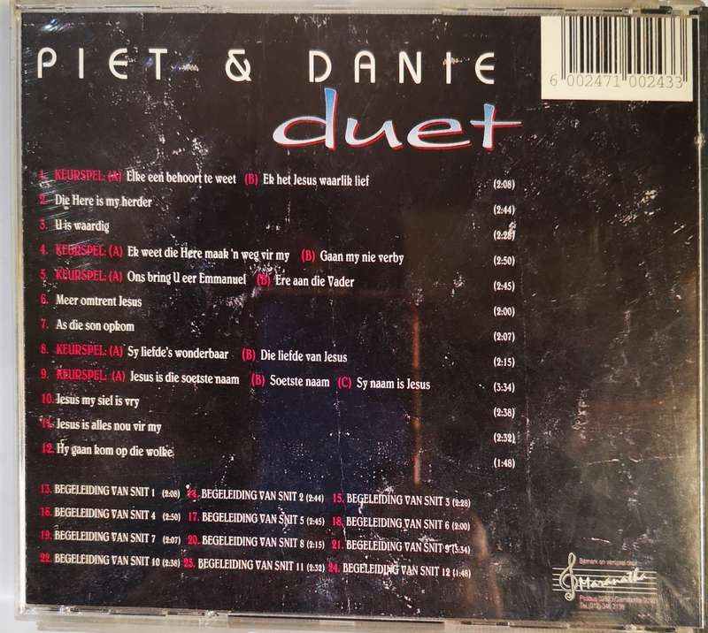 Piet & Danie - Duet (CD)