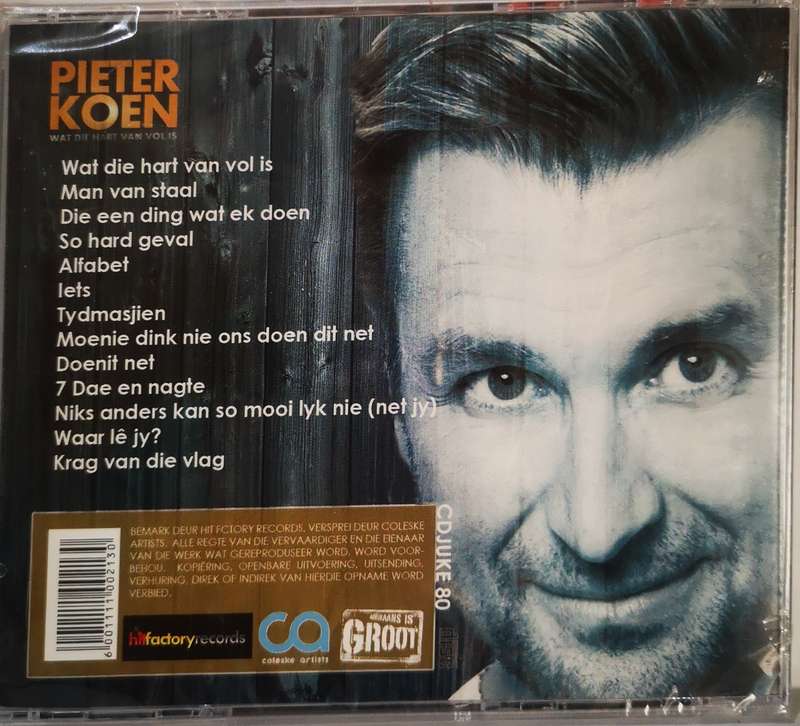 Pieter Koen - Wat Die Hart Van Vol Is (CD) [New]