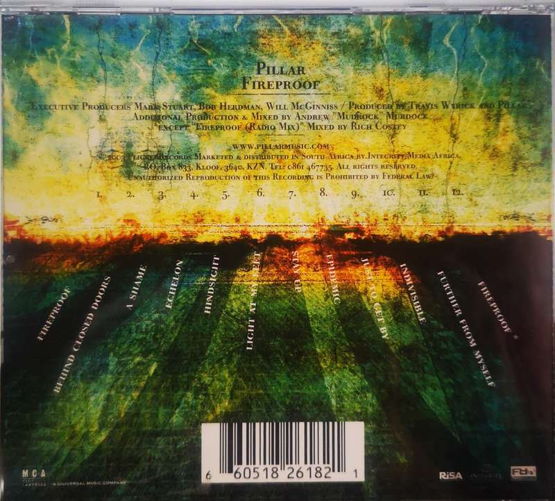 Pillar - Fireproof (CD) [New]