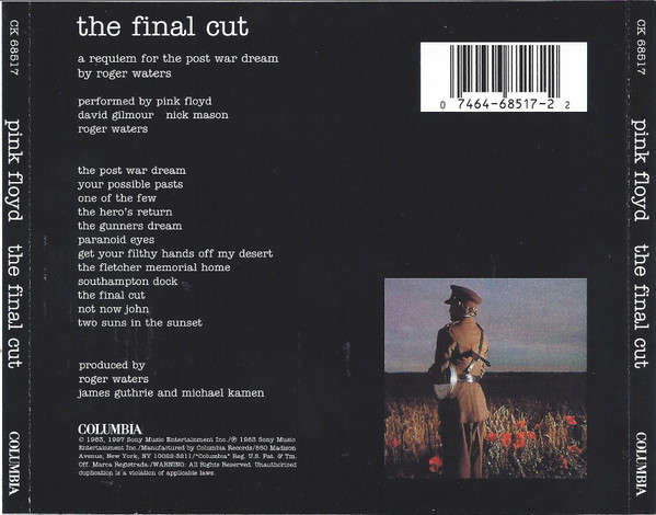 Pink Floyd - The Final Cut (CK68517) (CD)
