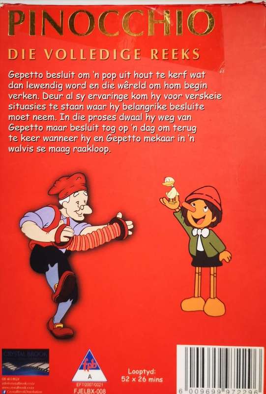 Pinocchio Complete Set (Episodes 1-52) (10-DVD) RED 2