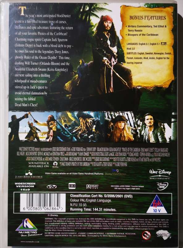 Pirates of the Caribbean - Dead Man's Chest (2-DVD)