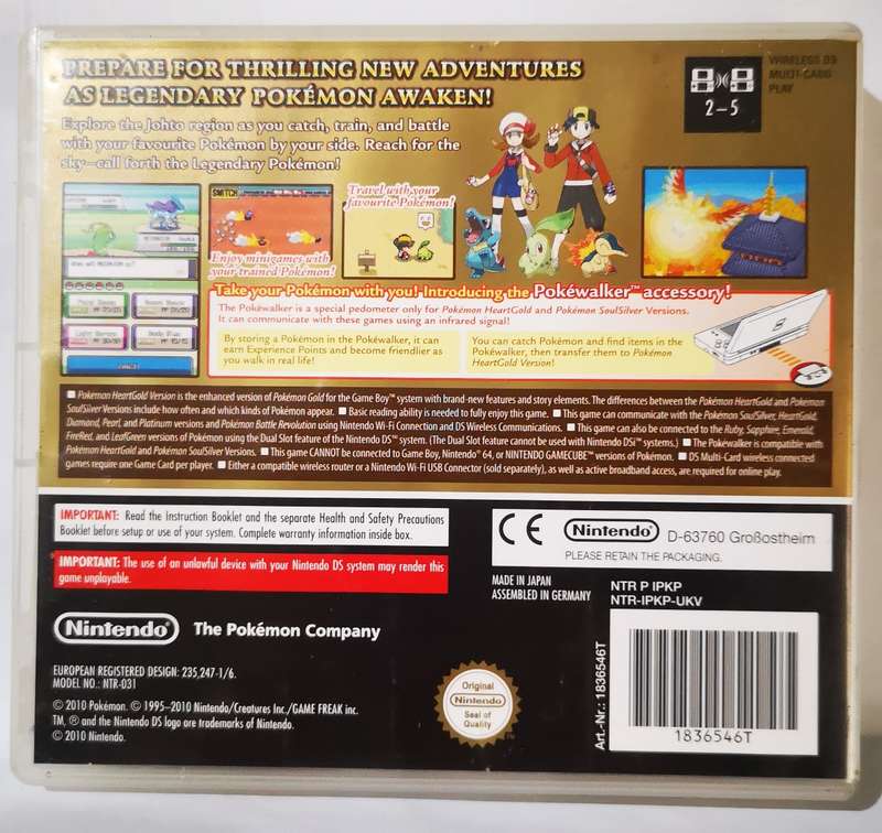 Pokemon - HeartGold Version (Nintendo DS)
