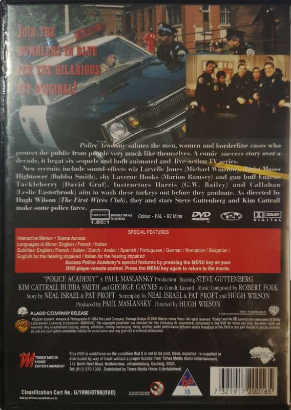 Police Academy 1 - What an Institution (DVD) [New]