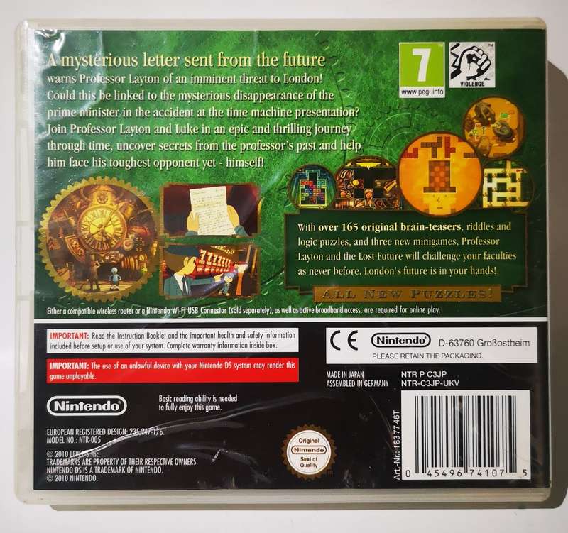 Professor Layton and the Lost Future (Nintendo DS)