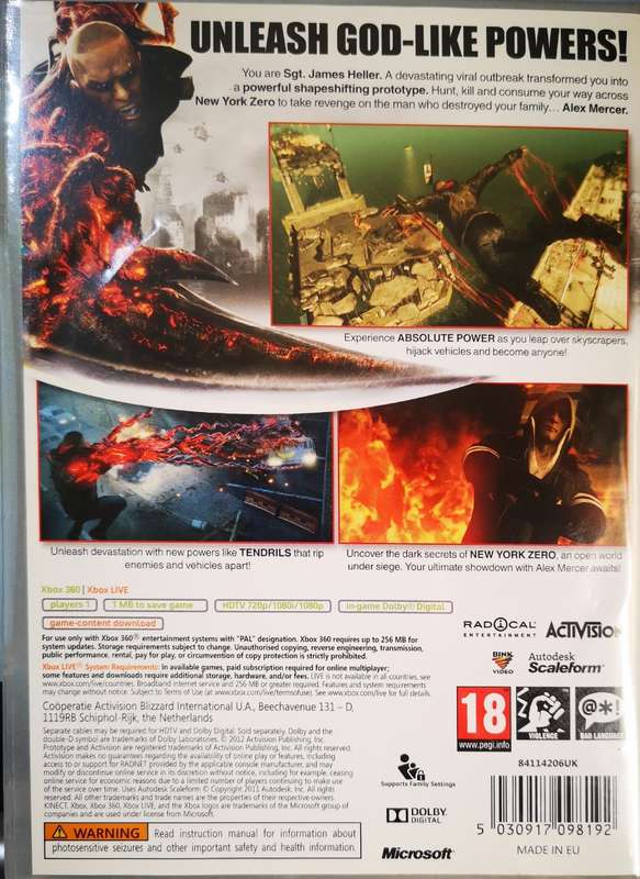 Prototype 2 (XBOX 360)