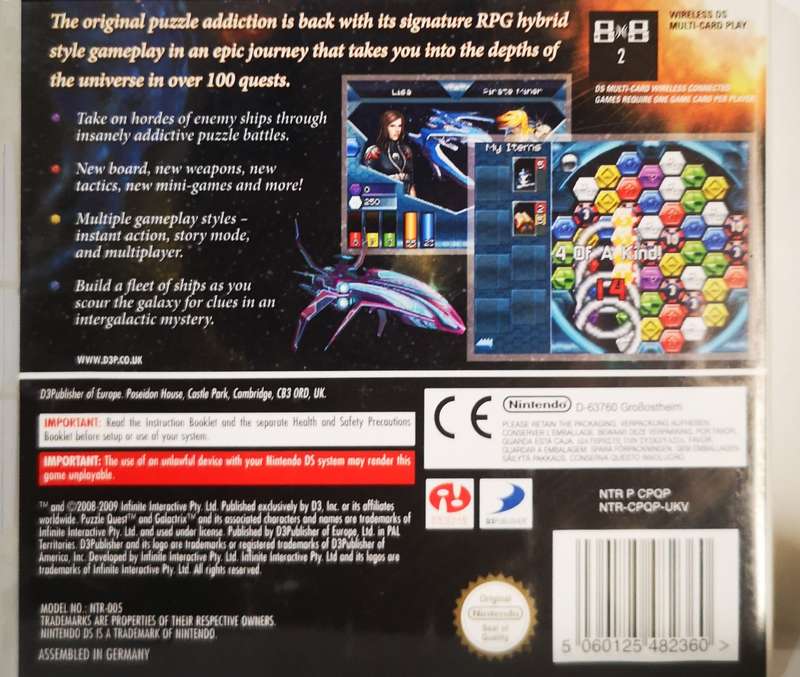 Puzzle Quest - Galactrix (Nintendo DS)