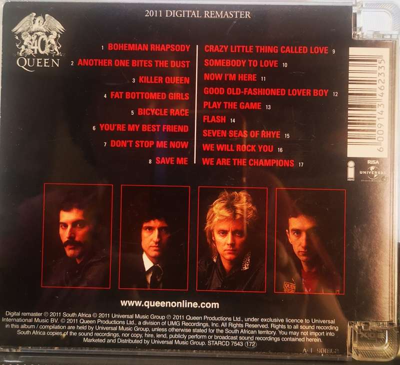 Queen - Greatest Hits I (Super Jewel Case) (CD) 2