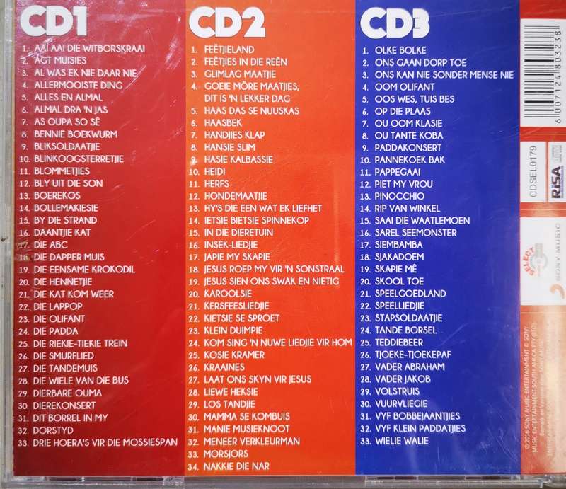 RSG Die Heel Mooiste 100 Kinderliedjies (3-CD)
