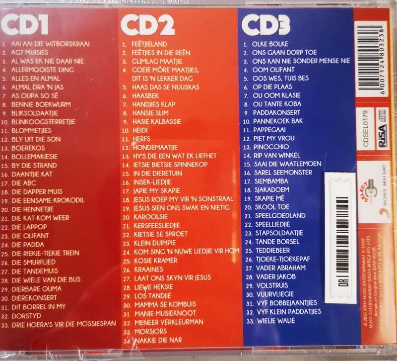 RSG Die Heel Mooiste 100 Kinderliedjies (3-CD) [New]