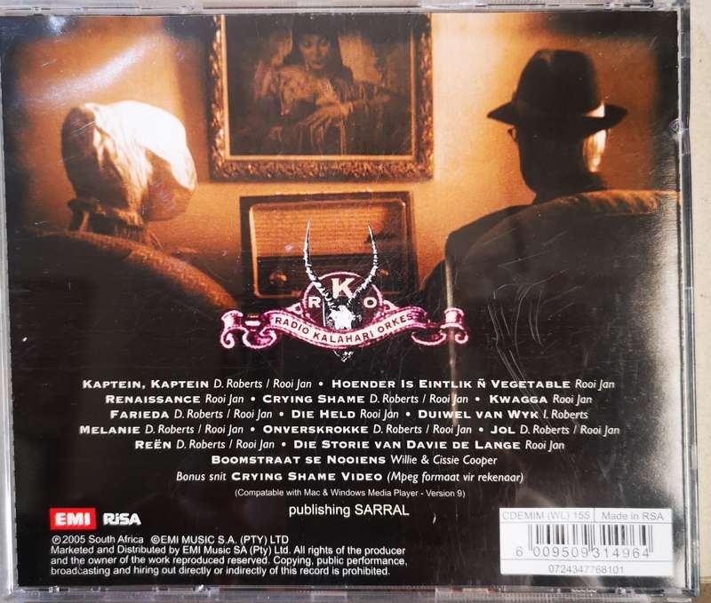 Radio Kalahari Orkes - Stoomradio (CD)