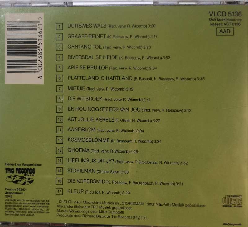 Randall Wicomb & Koba Wicomb - Die Rooi Rok (CD)