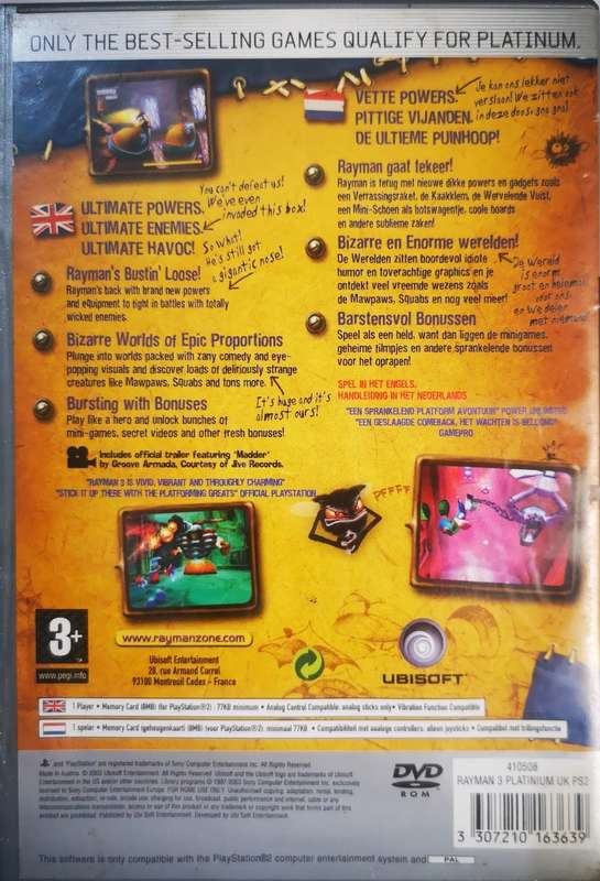 Rayman 3 - Hoodlum Havoc (PS2)