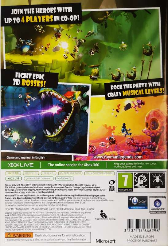 Rayman Legends (XBOX 360)