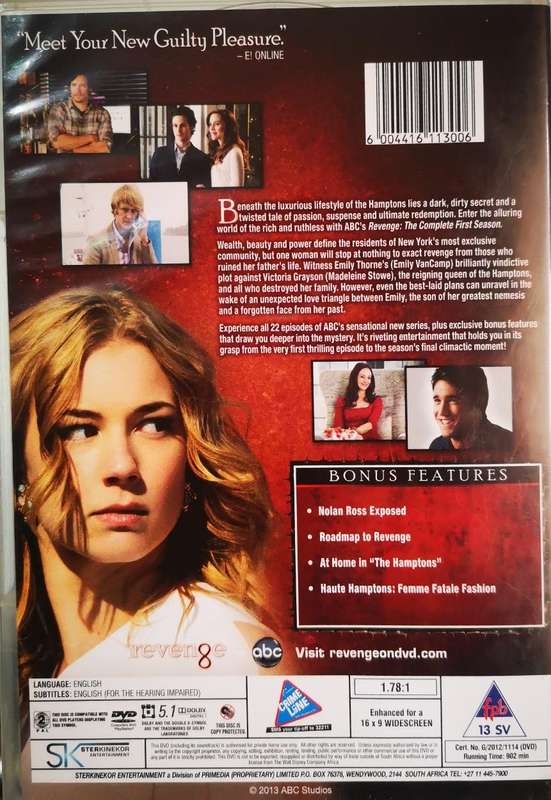 Revenge Season 1 (6-DVD) 2