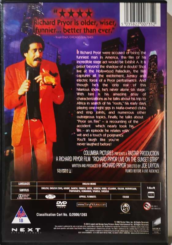 Richard Pryor - Live On Sunset Strip (DVD)