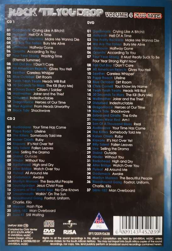 Rock Til You Drop - Volume 4 (2-CD+DVD)