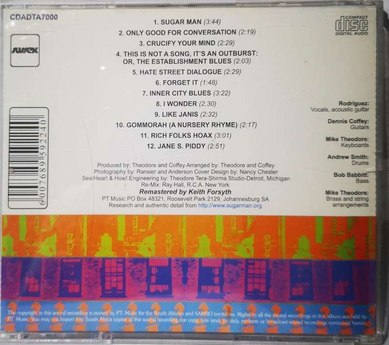 Rodriguez - Cold Fact (CD) B