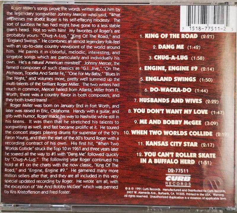 Roger Miller - Best Of (CD)