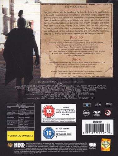 Rome - Season 1 (6-DVD) [As new]