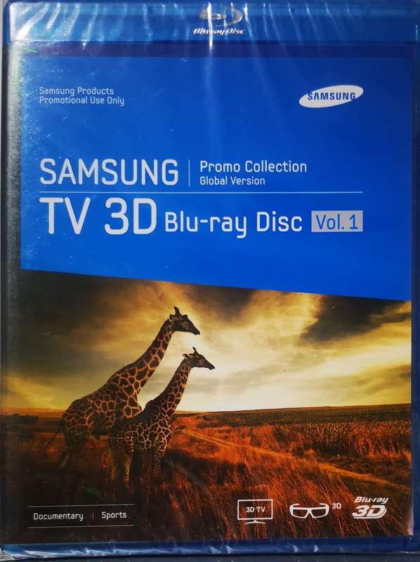 Samsung Promo Collection TV 3D Blu-ray Disc Vol 1 Documentary/Sports (Blu-Ray) [New]