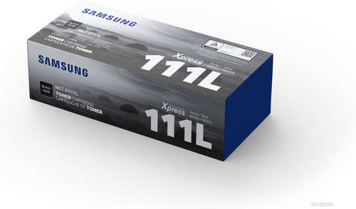 Original Samsung MLT-D111L High Yield Black Toner Cartridge (SU807A) (1,800 Pages)