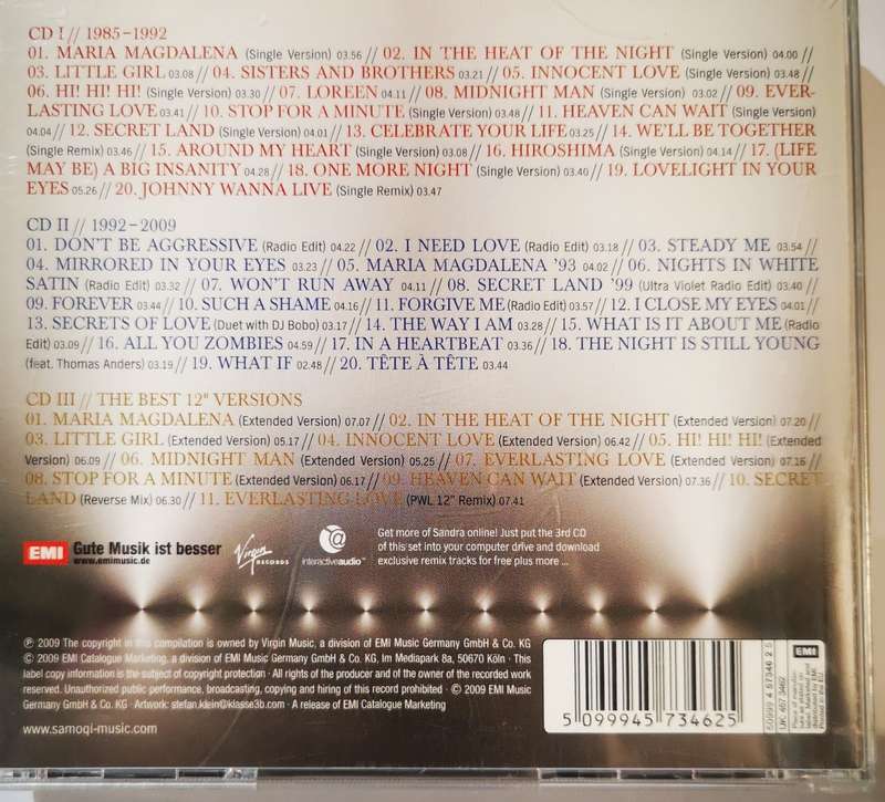 Sandra - The Platinum Collection (3-CD)
