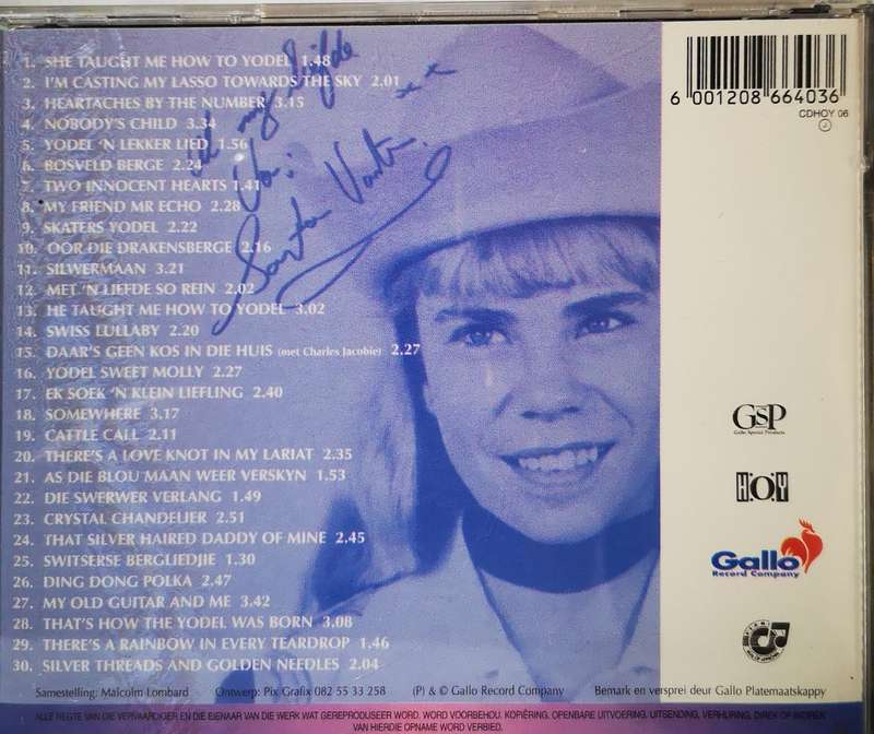 Santa Vorster - Die Jodel Prinses (CD)