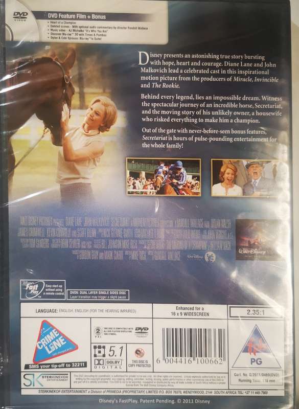 Secretariat (DVD) [New]