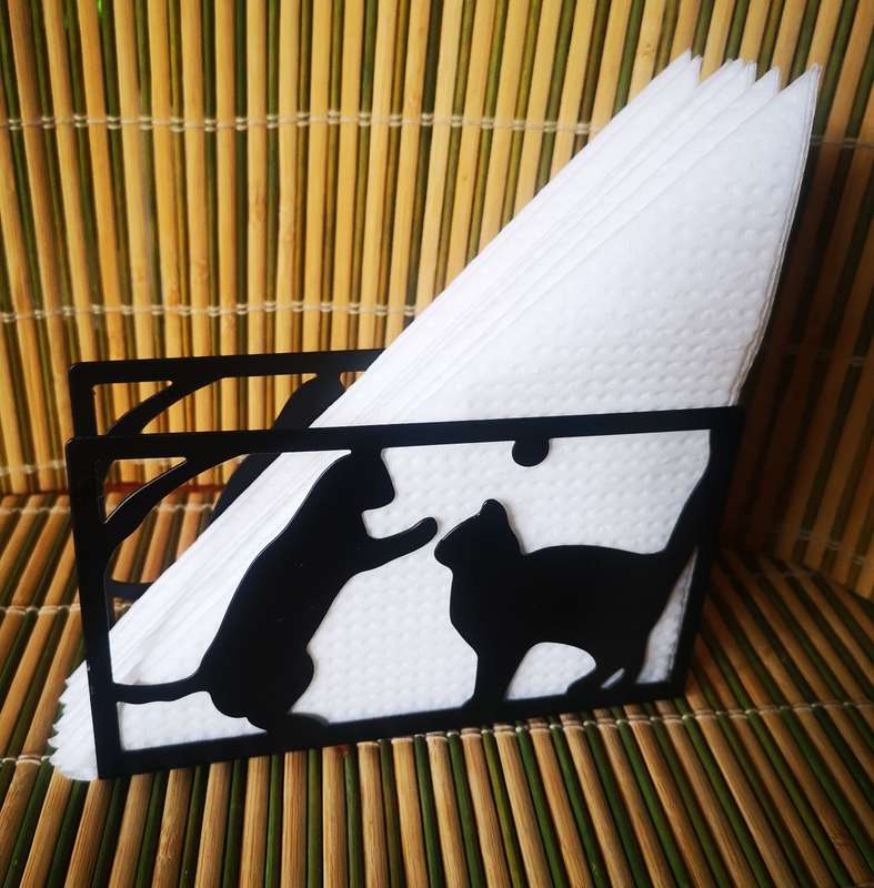 Serviette Holder (Flowers) [New]