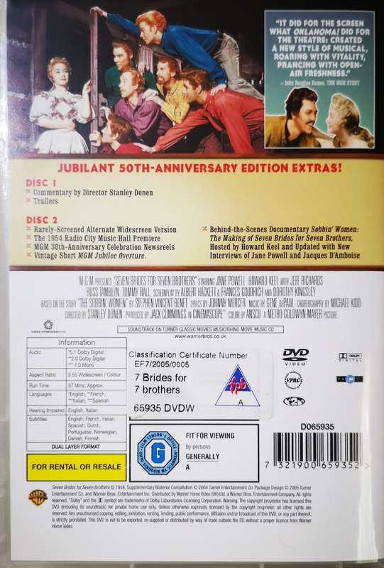 Seven Brides for Seven Brothers - Special Edition (2-DVD)