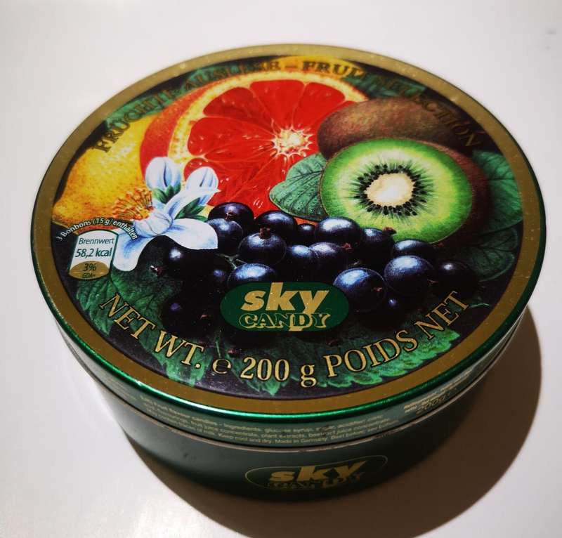 Sky Candy Fruit Selection Sweet Gift Tin 200g