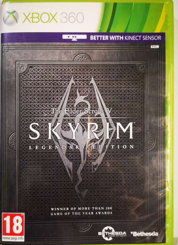 Skyrim - The Elder  Scrolls V - Legendary Edition (XBOX 360)