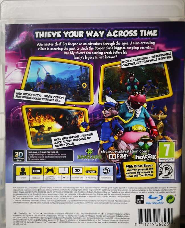 Sly Cooper - Thieves in Time (PS3)