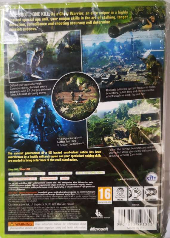 Sniper - Ghost Warrior Classics (XBOX 360)