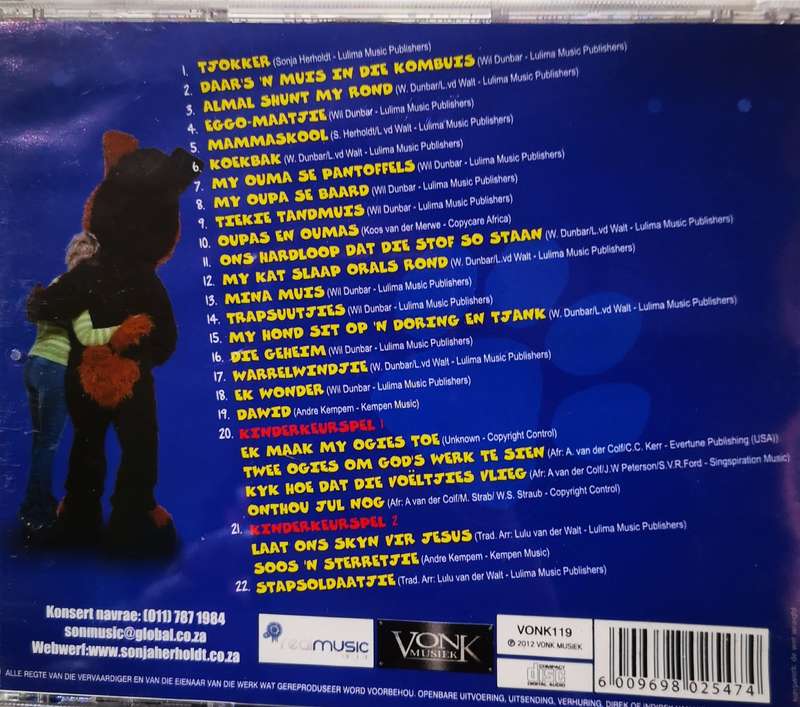 Sonja en Tjokker - Sing Kinderliedjies (CD)