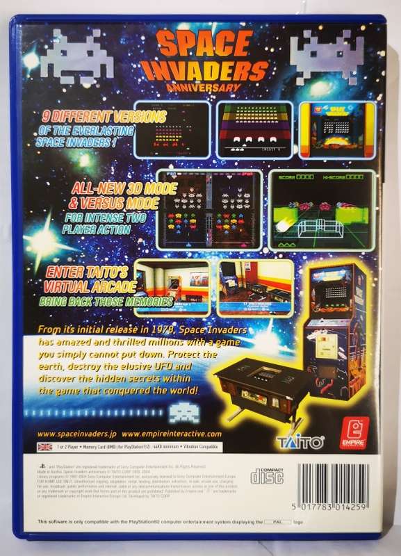 Space Invaders - Anniversary (PS2)