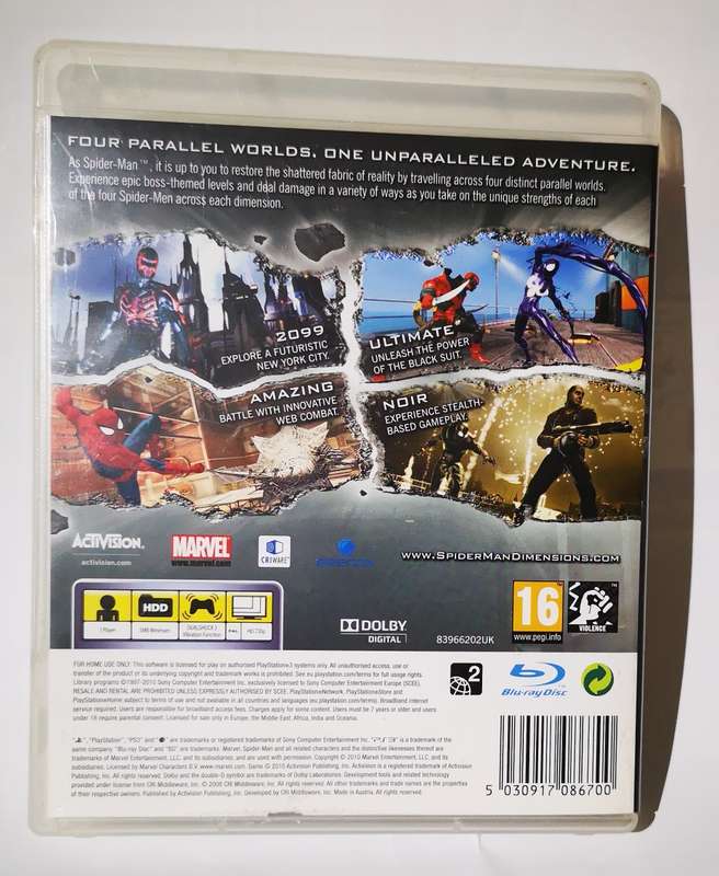 Spider-Man - Shattered Dimensions (PS3)