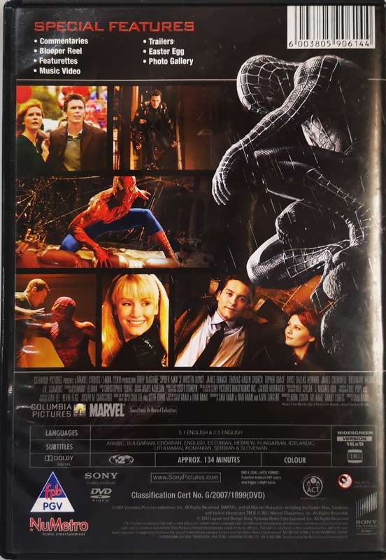 Spider-Man 3 (Tobey Maguire, Kirsten Dunst) (DVD)