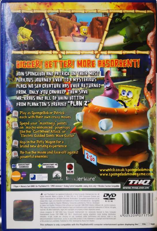 SpongeBob SquarePants - The Movie (PS2)