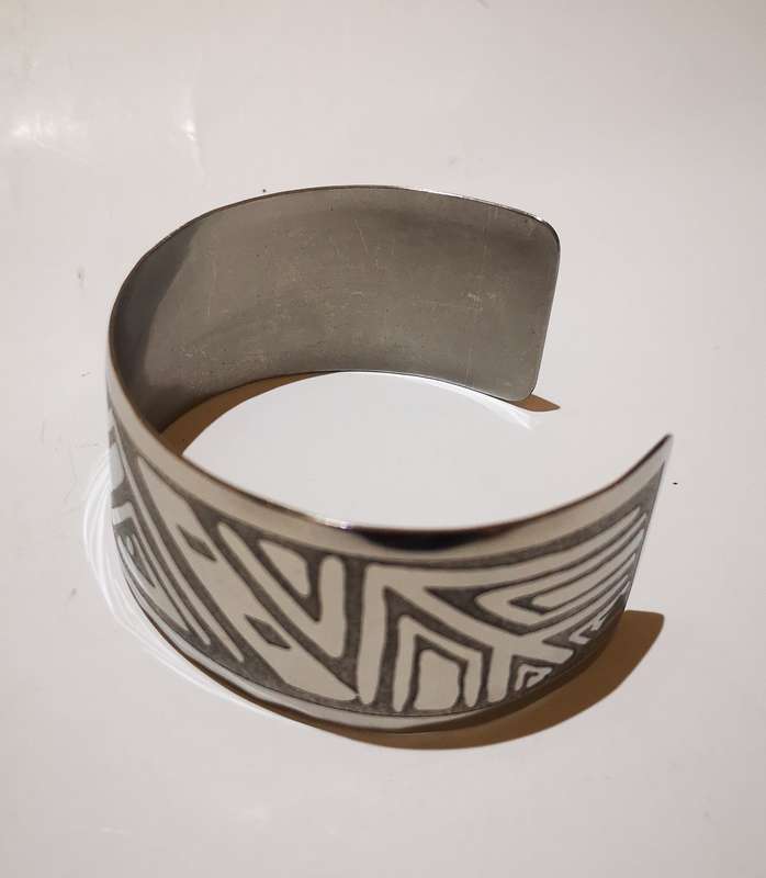 Stainless Steel Cuff Bracelet (3cm wide)