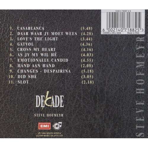 Steve Hofmeyr - Decade (CD)