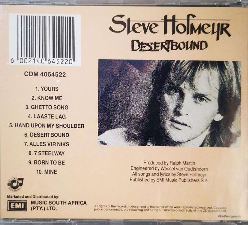 Steve Hofmeyr - Desertbound (CD)