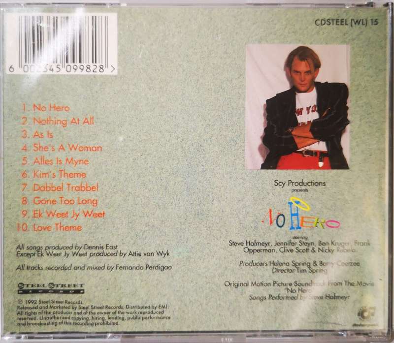 Steve Hofmeyr - No Hero (CD)